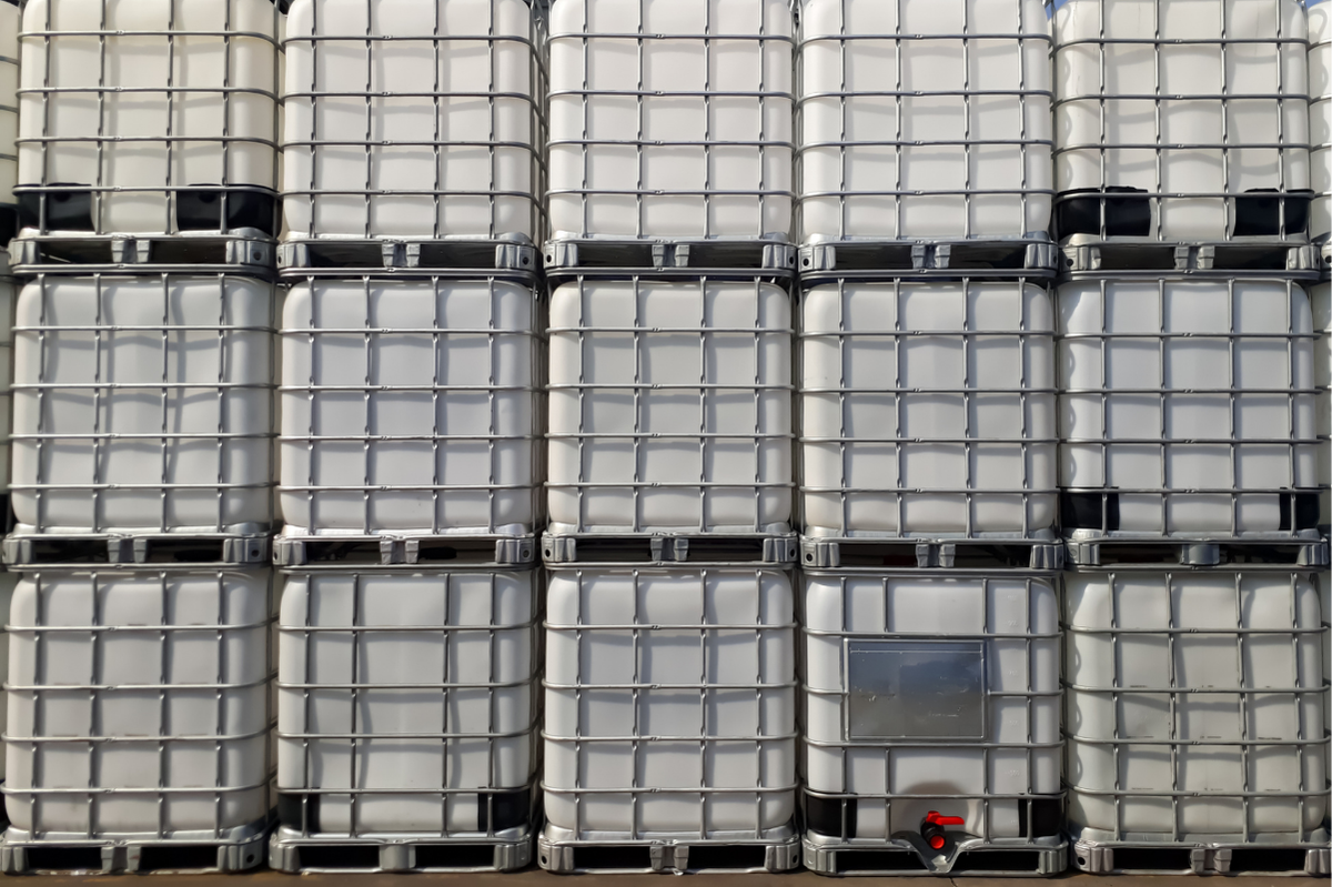 Ibc watertank reinigen