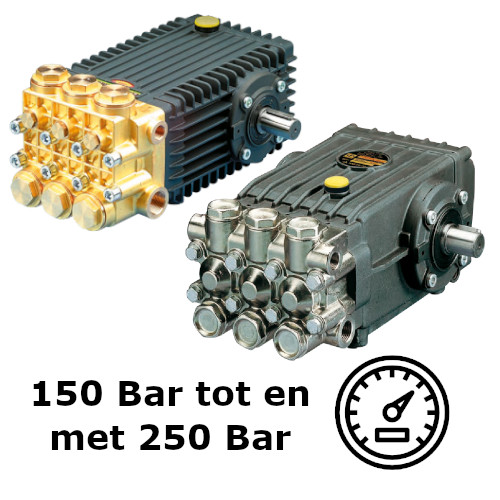 Categorie 160 Bar tot en met 250 Bar