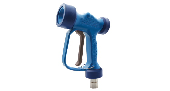 Lagedrukpistool RB65 met swivel - Blauw - RVS 316 - Viton afdichting