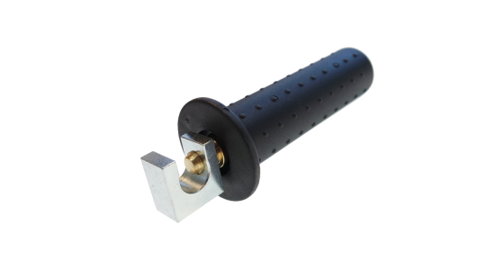 Nozzlebeschermer ST10 RVS/Rubber, gezien van voren