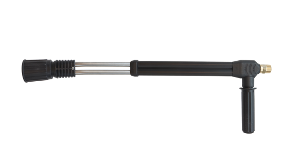 Dubbele verlenglans LD9 - Lengte: 500mm - RVS - Regeling in zijgreep