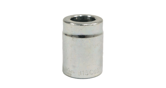 Hogedruk nozzle 1/4" Buitendraad Puntstraal 0Â° RVS, gezien van voren