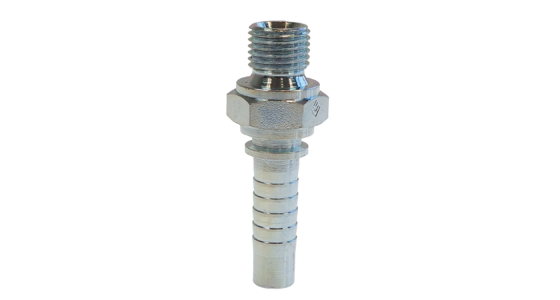 Persnippel 3/8" Binnendraad(Wartel) DN12 Slang Staal, weergave van het product