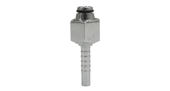 Persnippel DKOL M14x1,5(8L) Binnendraad(Wartel) DN06 Slang Staal, gezien van voren