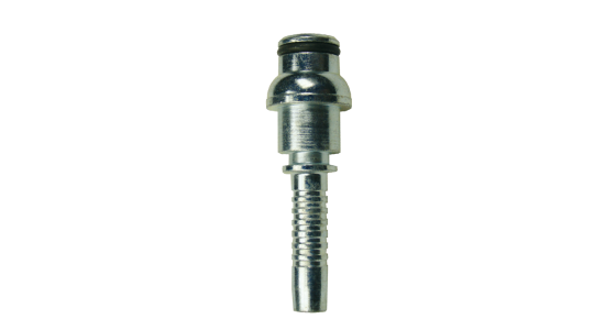 Persnippel M22x1,5 bolkop DN08 Slang Staal, weergave van het product