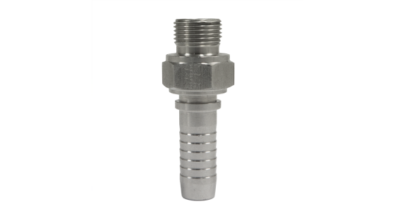 Persnippel 3/8" Binnendraad(Wartel) DN06 Slang RVS, weergave van het product