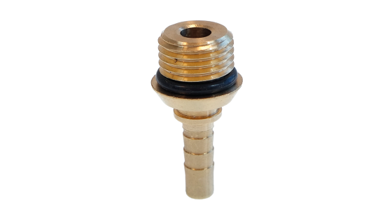 Persnippel 1" Binnendraad(Wartel) DN24 Slang RVS, weergave van het product