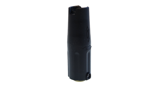 Verstelbare nozzlehouder MULTIREG 99 1/4" Binnendraad Oranje nozzle 1.30, gezien van voren