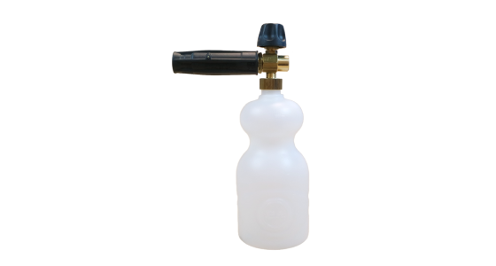 ChemicaliÃ«npistool met rvs lans 1/4" en nozzlebeschermer, gezien van voren