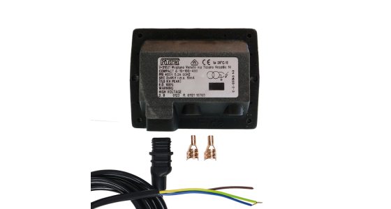 Brandertransformator FIDA Compact 8/10 100 400 Inclusief kabel, gezien van voren