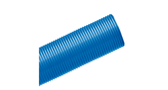 Stofzuigerslang Ø38 x Ø47 mm - Blauw - Rol à 20 meter