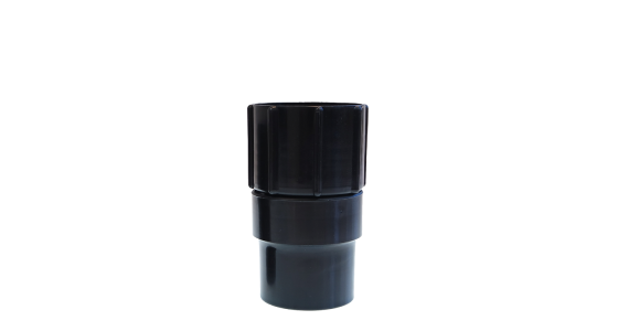 Slangmof - Slangzijde 32x40 mm - Toebehorenzijde Ø35/36 mm - PVC (draaibaar)