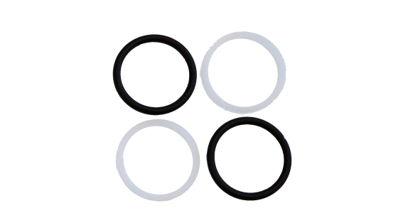Afdichtingset voor DiBo swivel 460100 / 460101, gezien van voren