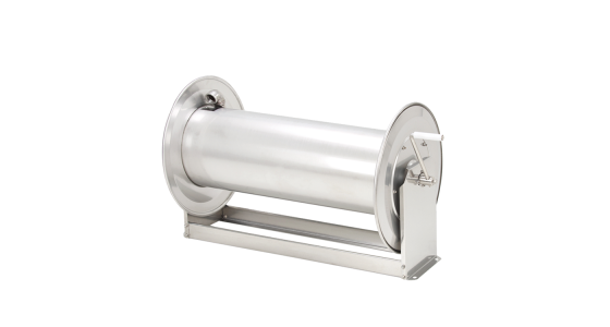 Slanghaspel TeHa STKi2-70/12 - 200 Bar Lengte: 215 meter Ø3/8" - 115 meter Ø1/2" slang - Exclusief swivel