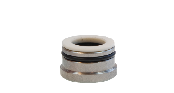 Afdichtingset voor 1/2" 90Â° swivel Ompi/Ramex RVS303, gezien van voren