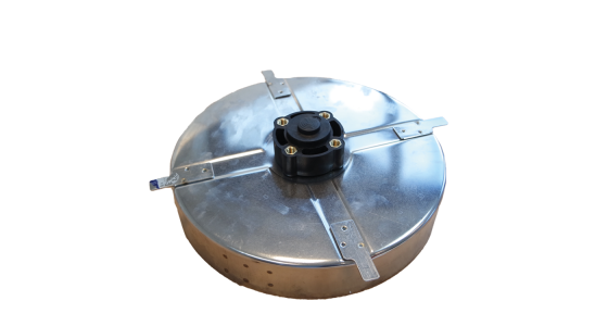 Hogedrukslang 3/8â€ DN10 1SC, gezien van voren