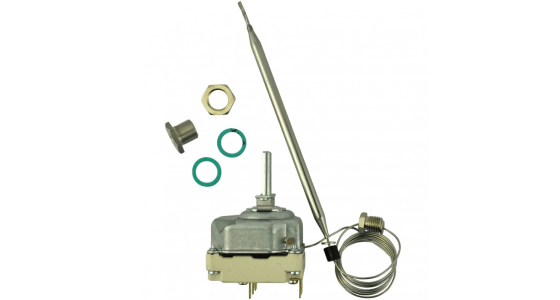 Hogedrukslang 3/8" DN10 2SC Zwart, lengte 30 meter met 2 x 3/8" wartel, gezien van voren