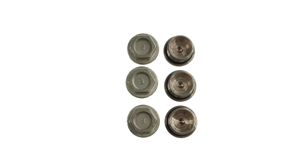 Kit 106 Set Kleppluggen (HD) + O ring (6x) Serie 47 W928, gezien van voren