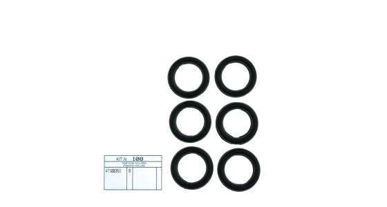 Interpump Kit 108 topring Ã˜16 (6x), gezien van voren
