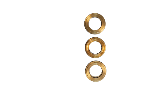Kit 126 backring en o ring (3x) Ã˜18, gezien van voren