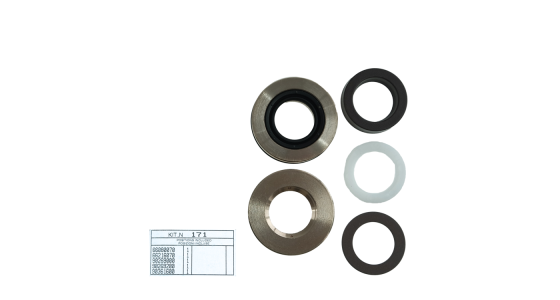 Interpump Kit 171 Complete afdichtingsset Ã˜20mm voor 1 plunjer serie 66, gezien van voren