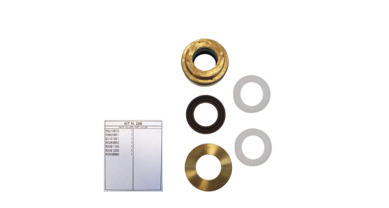 Kit 330 Complete afdichtingsset voor 1 plunjer Ã˜20mm Serie 58, gezien van voren