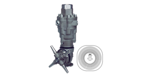 Tankreiniger A80R2 - Water aangedreven - RVS303