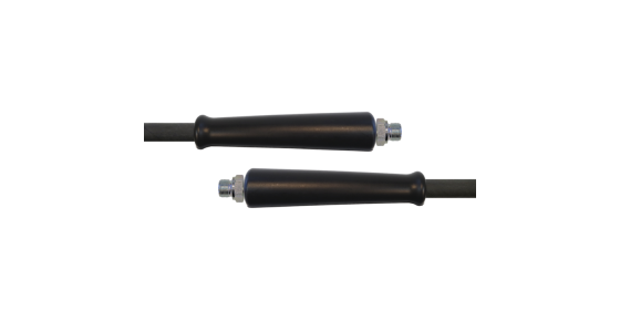 Hogedrukslang 1/4" DN06 1SC, gezien van voren