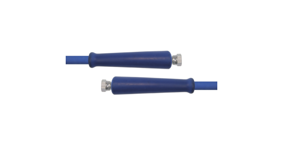 Hogedrukslang 3/8â€ DN10 2SN, gezien van voren