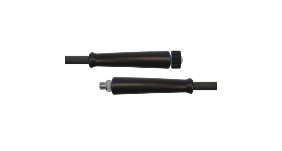 Hogedrukslang 1/4" DN06 1SN, gezien van voren