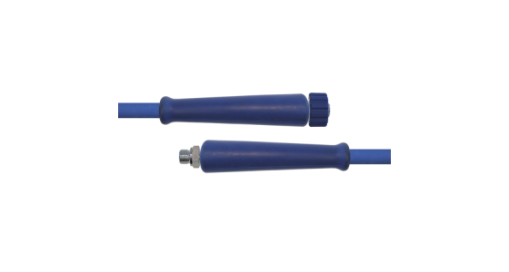 Hogedrukslang 1/4" DN06 2SC, gezien van voren