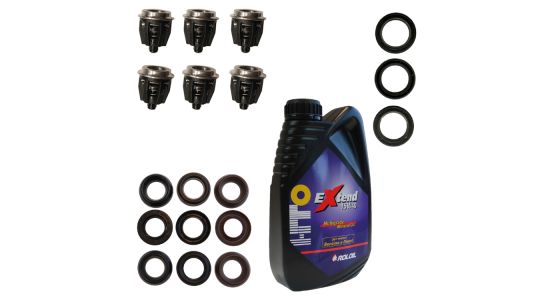 Complete revisieset Interpump WS82, gezien van voren