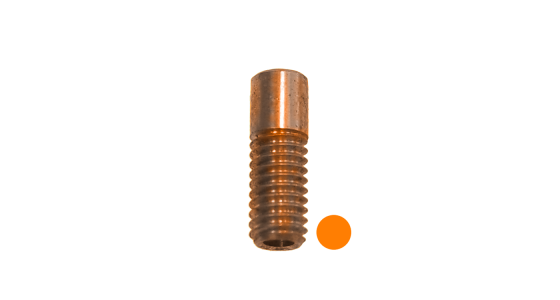 Rondstraalnozzle M4 -1.30 Oranje