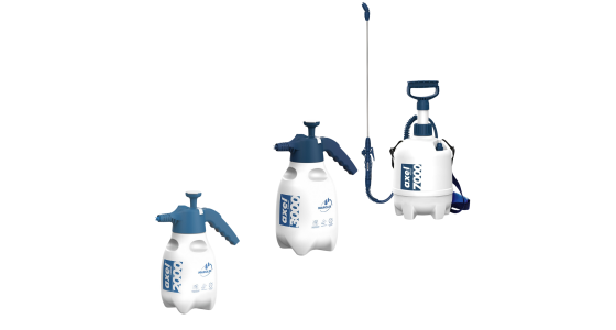 Chemie pistool CP12 Blauw Inclusief PVC lans, filter, breedstraalnozzle en nozzlehouder, weergave van het product