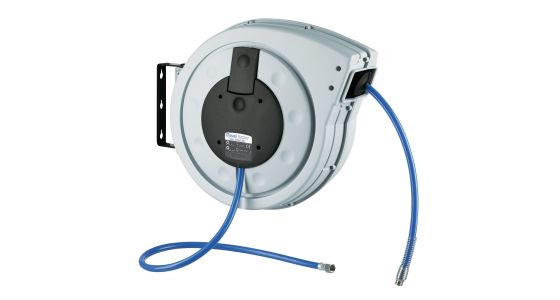 Raasm luchtslanghaspel S280 Serie Automatisch oprollend Speed Control Kunststof, gezien van voren