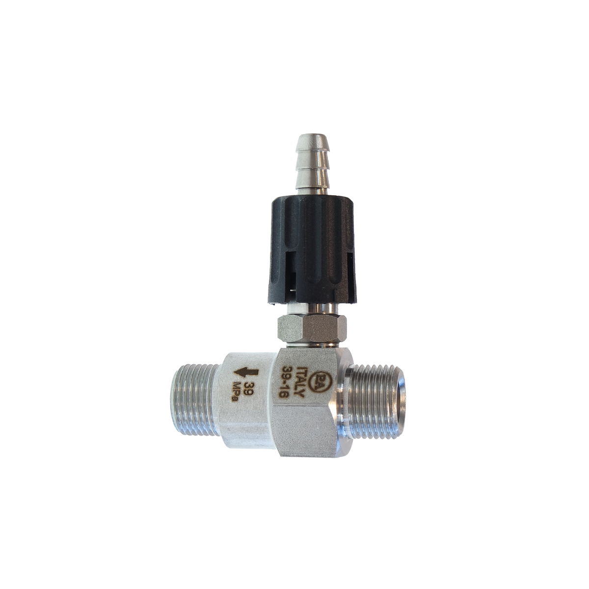 chemie injector met knop rvs 3/8 aansluiting en regelbare dosering