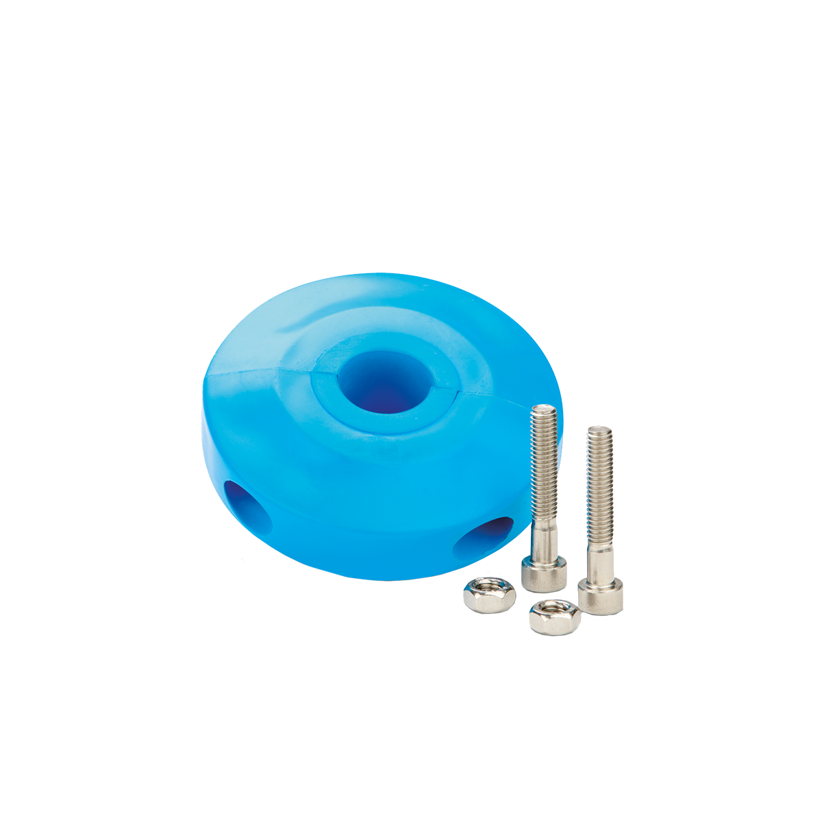slangstop universeel blauw 80 mm voor slangen 10 tot 34 mm