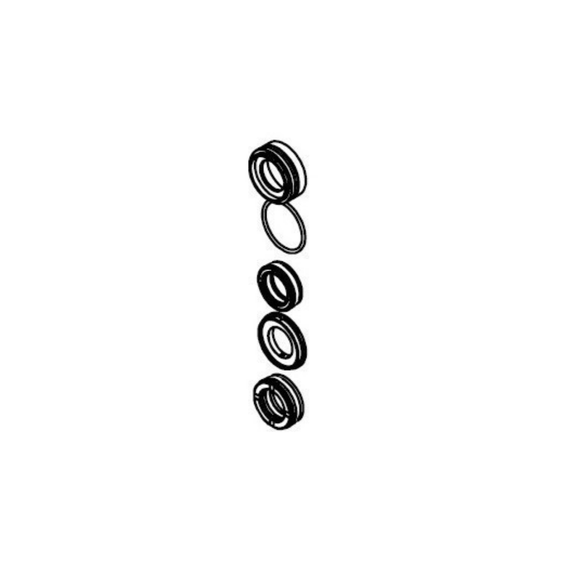 mazzoni complete afdichtingsset voor 1 plunjer serie gm Ø25mm