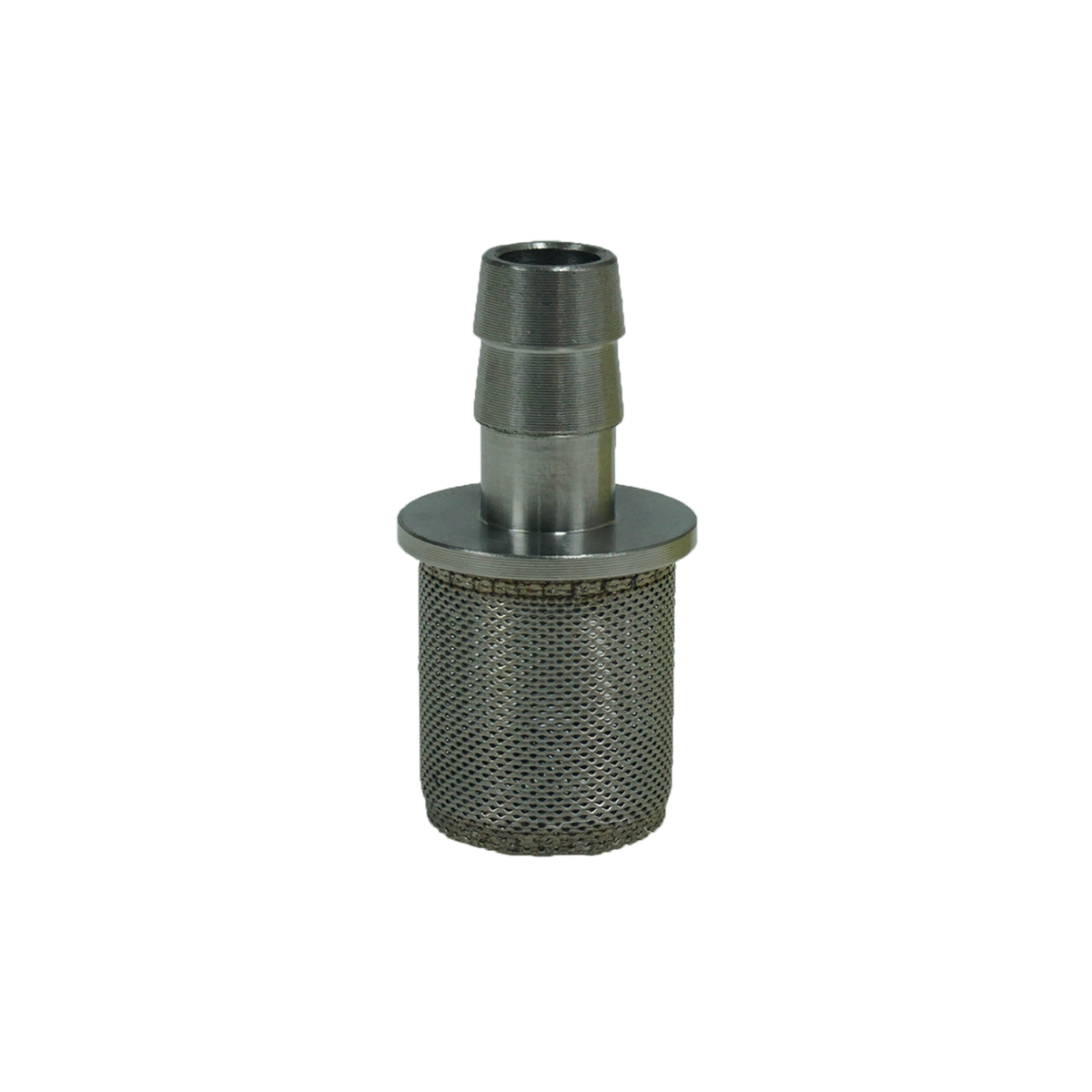 chemiefilter rvs 304 300 micron 46 mesh 8 mm aansluiting, staand